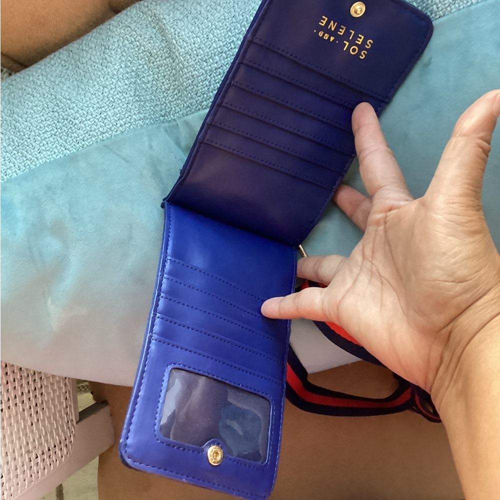 Sol and Selene phone bagRoyal Blue Wallet with Card Slots